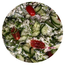 Komkommer Dille salade