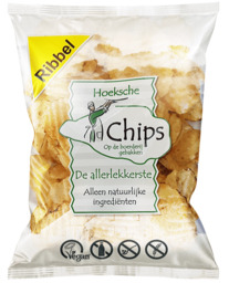 Chips ribbel (zeezout)