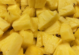 Ananas gesneden 