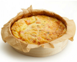 Quiche Aspege, ham