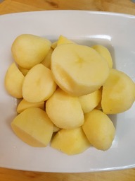Aardappelen geschild 