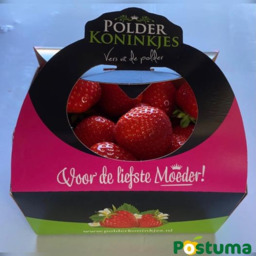 Aardbeien moederdag op=op