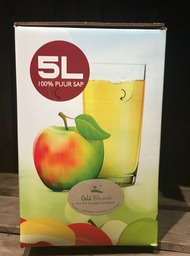 5 literpak appelsap