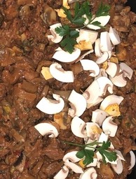 Stoofvlees met champignons 