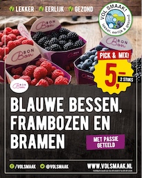 Frambozen, bramen en blauwe bessen 2 voor