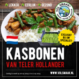 Sperziebonen  eigen Kas B-keus