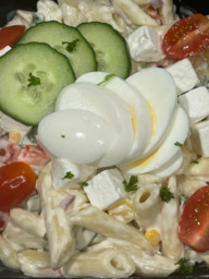 Pastasalade vegetarisch