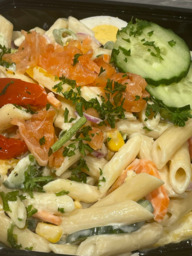 Pastasalade zalm